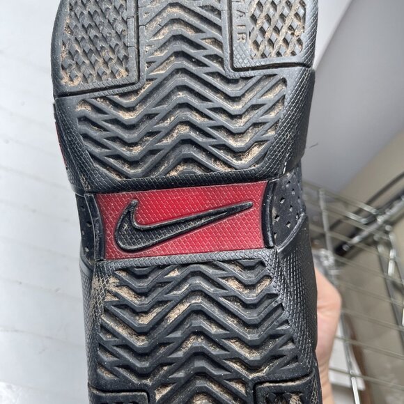 Nike Zoom 20-5-5 Black Varsity Red Leather 311145-001 Sz 9.5 (Miss. insole read) - Picture 16 of 16